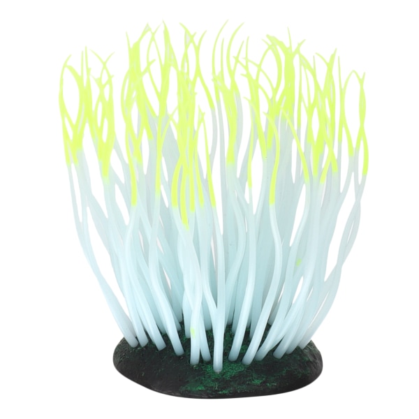 SX Akvarieanemone - Realistisk lysende silikon sjøanemone for fiskedekorasjon