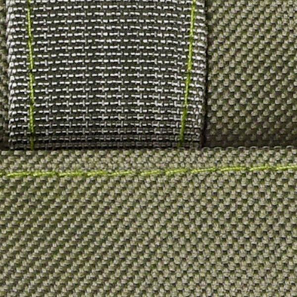 Fiskestang Etui Foldbart 1,5 m Canvas og Metal Fiskestang Taske til Udendørs Fiskegrej OD Grøn