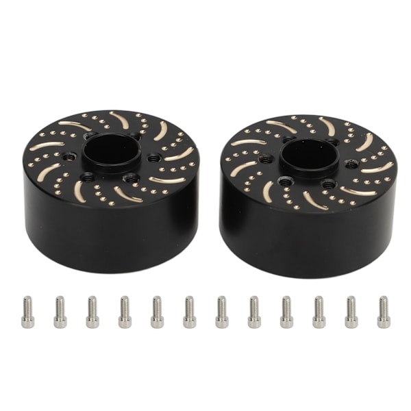 Messinki pyörän painot Messinki 6-reikäinen pyörä Hexnav-sovitin Paino 1,9 tuuman 2,2 tuuman Beadlock-vanteelle 18,5 mm