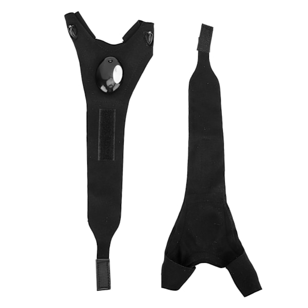 1 par LED Ficklampa Handskar Batteridrivna Half Finger Hands Free Ficklampa Handskar för Fiske Vandring Camping Svart