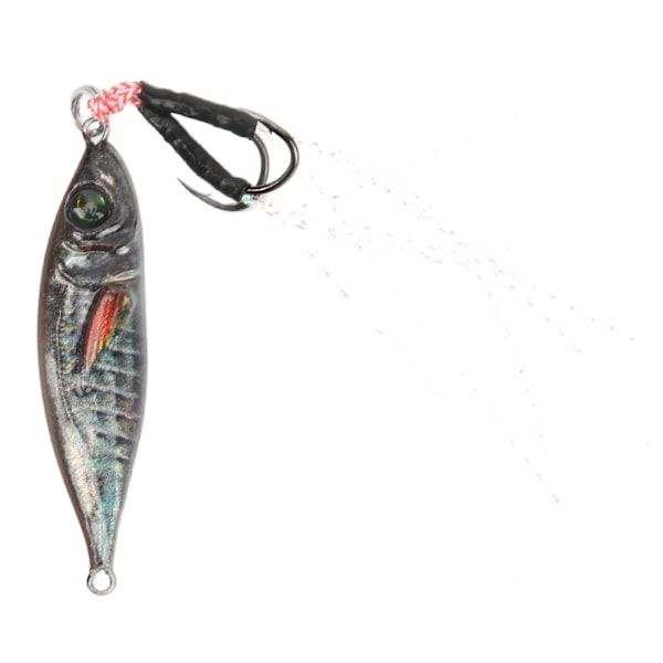 21g 3D-utskrift Simulering Järnplatta Lure Artificiellt fiskebete med krok för tonfisk Marlin Wajo Sailfish Tonfisk Model 2