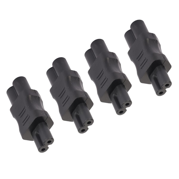 4 st IEC320 C6 till IEC320 C7 Strömadapter Plug and Play PDU Chassi Strömomvandlare för Dator Laptop