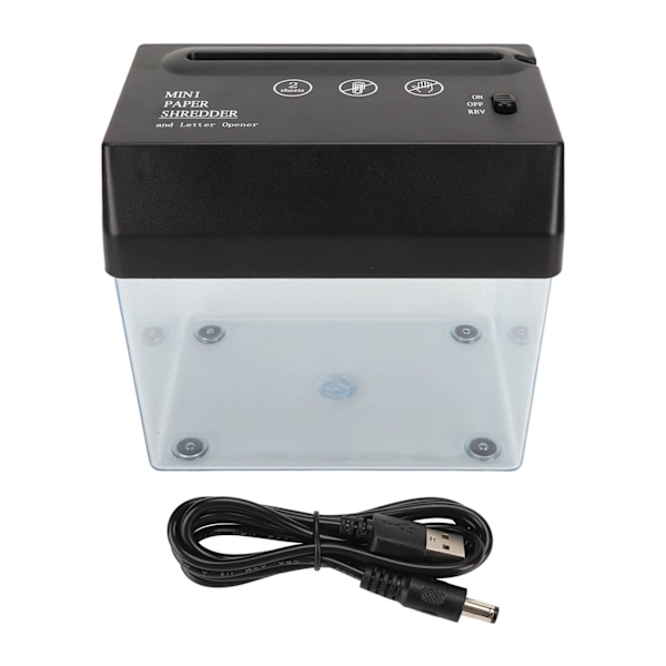 USB-papperskärare Universal Mini Batteri USB-driven Pappersklippningsmaskin för Kontor Skola Hem