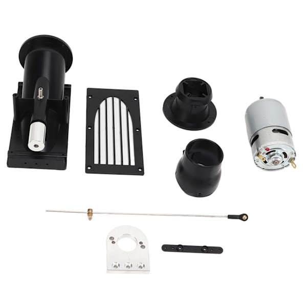 40 mm RC Båd Jet Pumpe Thruster RC Båd Thruster Jet Pumpe Sæt med 775 Børstet Motor Sort