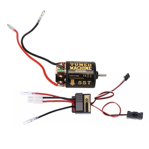 RC Børstet Motor Højfrekvent Drivsystem 320A Børstet Motor ESC klatrebil til Tamiya 55T