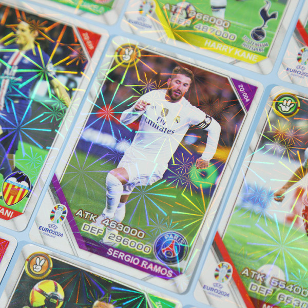 Cristiano Ronaldo Jalkapallokortti Laser Flash Card Book World Cup Portugalin maajoukkueen nro 7 jalkapallotähtikortti