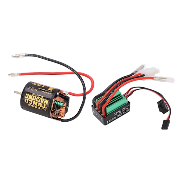 Børstet Motor ESC Combo 540 Børstet Motor med 65A Børstet ESC til Axial til Scx10 90046 til Traxxas til Tamiya