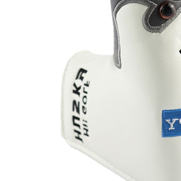 Golfhodebeskyttelse Vanntett søt hundeformet golfhodebeskyttelse PU Super Fleece golfputterbeskyttelse for utendørs PCB