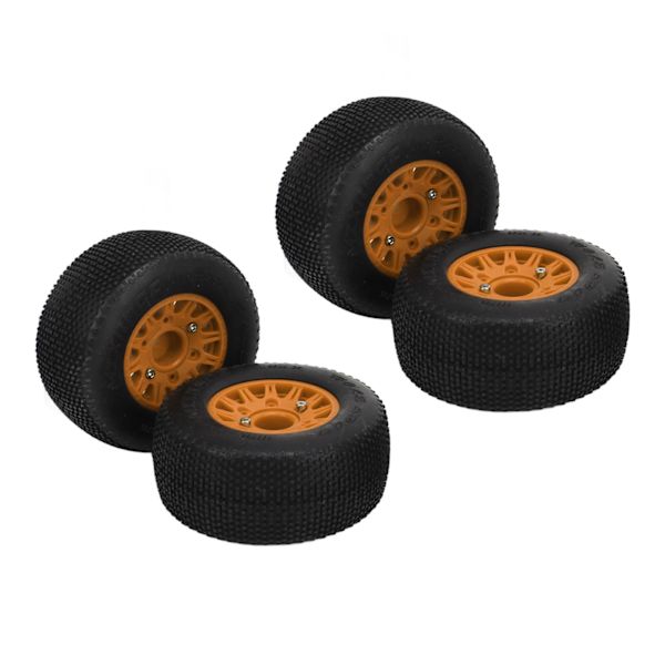 1/10 RC-renkaat Kumimuovi Vahva pito Vahva vaimennus Paksunnetut RC-auton pyörät liittimillä SCX10 Oranssi