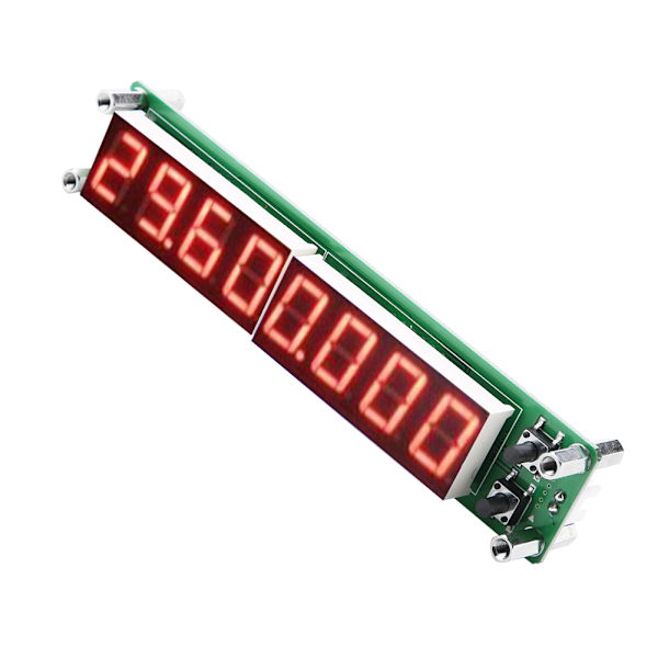 RF-signalfrekvenstællermodul 0,1~1000MHz (rød baggrundsbelysning)