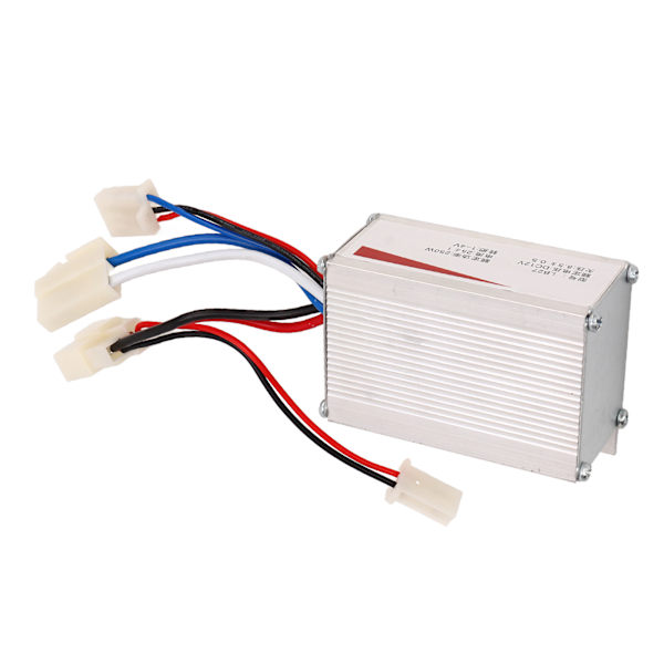 12V 250W motorhastighedsregulator Børstet med 3 ledninger Aluminiumskal Motorhastighedskontrolboks til elcykler