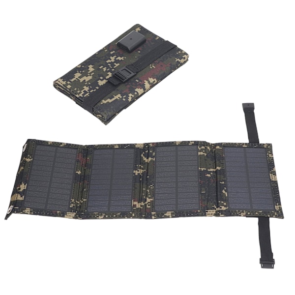 Solpanel Professionell 20W Effektiv vattentät 4-vikt monokristallin silikon Solpanel för utomhuscamping