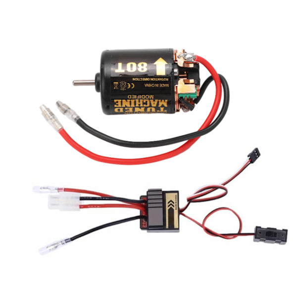 RC Børstet Motor Højfrekvent Drivsystem 320A Børstet Motor ESC klatrebil til Tamiya 80T
