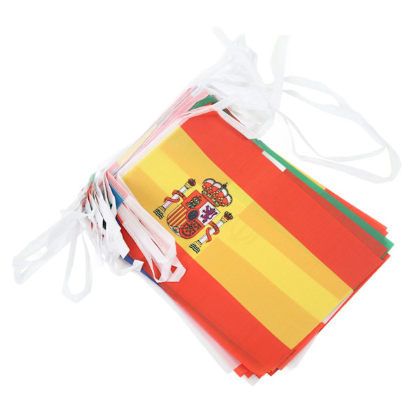 2022 String Flag International Bunting Banner 32 Lande Flag 20x28cm til dekoration