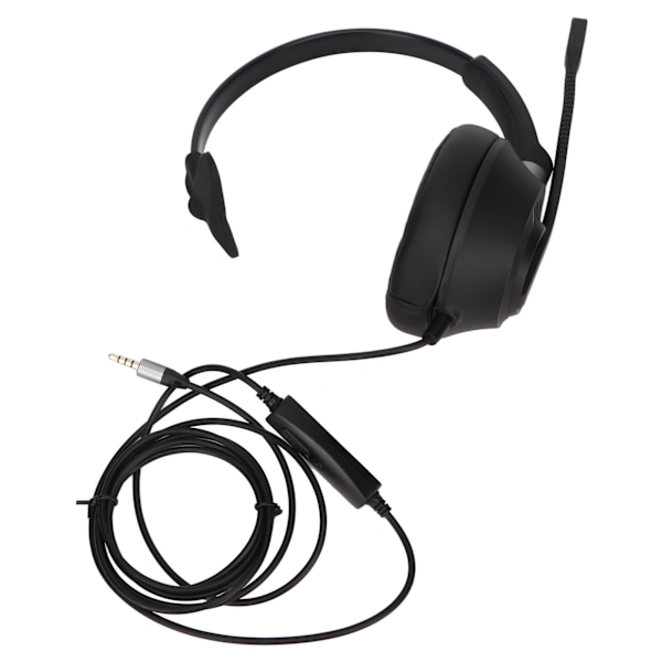 3,5 mm Business Headset ENC Brusreducering Volymjustering Monaural Telefonheadset med Mikrofon för Hemma Call Center