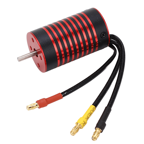 2845 RC bil børsteløs motor Vanntett rustsikker aluminiumslegering 4-polet RC bilmotor for 1/12 1/14 RC bil 3700KV