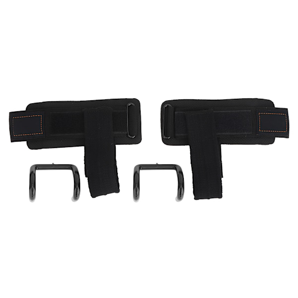 1Par Workout Håndledskroge Løftende Pull Up Strap Kroge Vægtløftning Skridsikre greb Armbånd Power Training