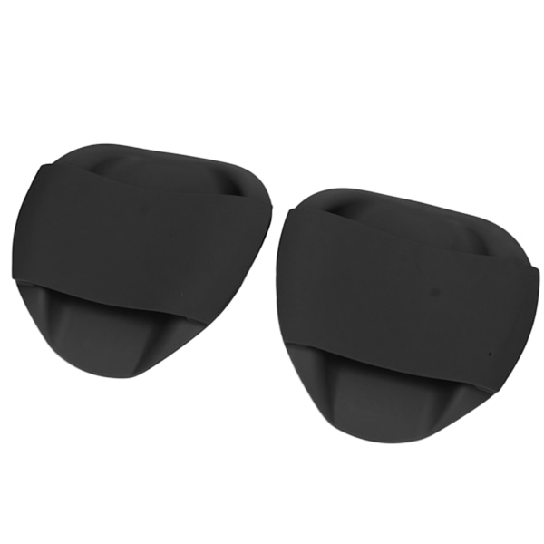 Simträningspaddel Svart PP Silikon Ergonomisk form Simträningspaddel för Freestyle Small