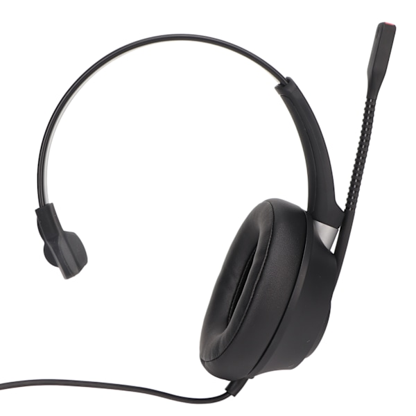 3,5 mm Business Headset ENC Brusreducering Volymjustering Monaural Telefonheadset med Mikrofon för Hemma Call Center