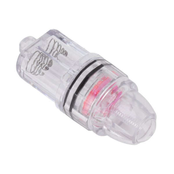 Deep Drop Fishing Light Transparent plast AA batteridrivet LED fiskeljus för trolling Hav Sötvatten Röd