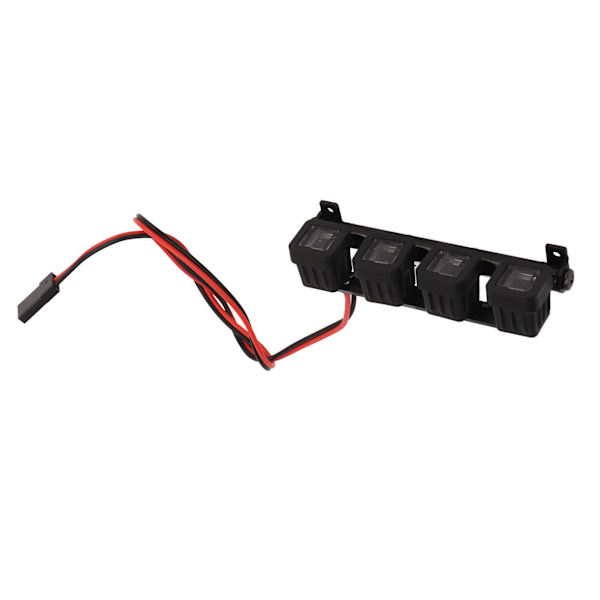 RC Bil Tag LED Lys Stærk Spotlight Justerbar Sokkel til Axial SCX24 FCX24 1/18 1/24 Firkantet Lys