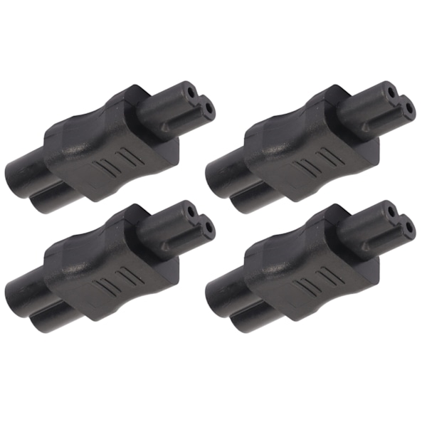 4 st IEC320 C6 till IEC320 C7 Strömadapter Plug and Play PDU Chassi Strömomvandlare för Dator Laptop