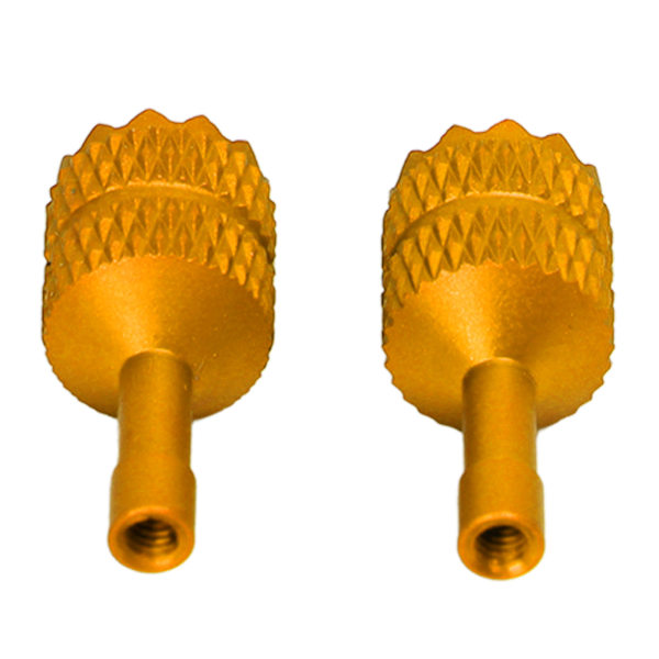 2 STK RC Fjernbetjenings Sticks Bærbar Kompakt Aluminiumlegering Ergonomisk Fjernbetjening Rocker til Mini 3 Pro Gold