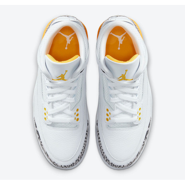 Jordans 3 Retro “Laser Orange” CK9246-108 för män och kvinnor, original AJ3 sneakers 44