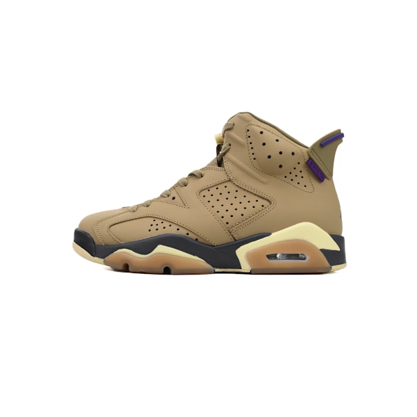 Jordans 6 Retro Gore-Tex \"Brown Kelp\" för män och kvinnor, original AJ6 sneakers 36