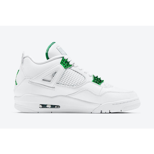 Jordans 4 Retro “Green Metallic” CT8527-113 Herr och Dam Original AJ4 Sneakers 42