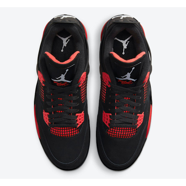 Jordans 4 Retro “Red Thunder” CT8527-016 Herr och Dam Original AJ4 Sneakers 40