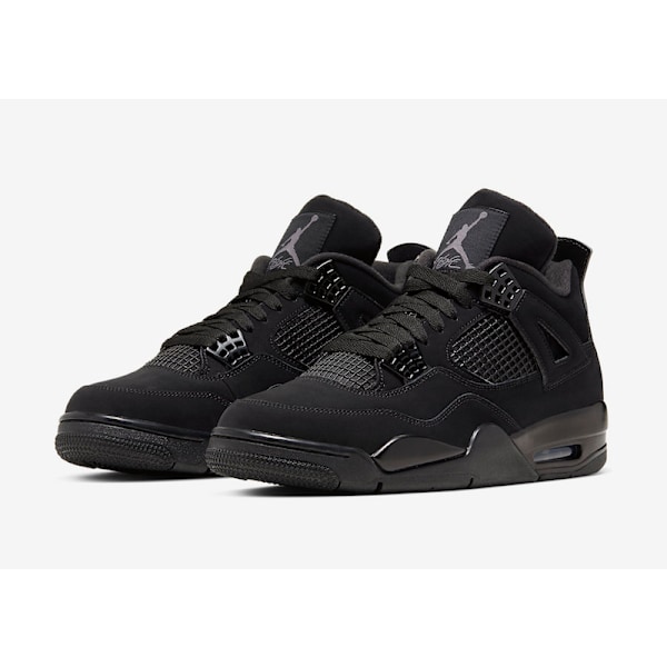 Jordans 4 Retro Black Cat” CU1110-010 Herr och Dam Original AJ4 Sneakers 40