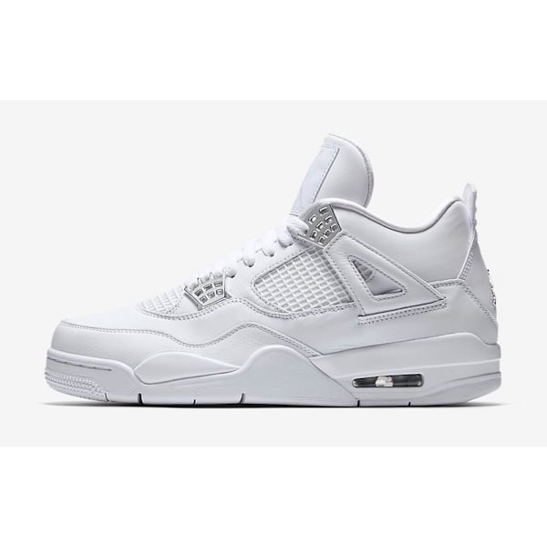 Jordans 4 Retro “Pure Money” 308497-100 Herr och Dam Original AJ4 Sneakers 40