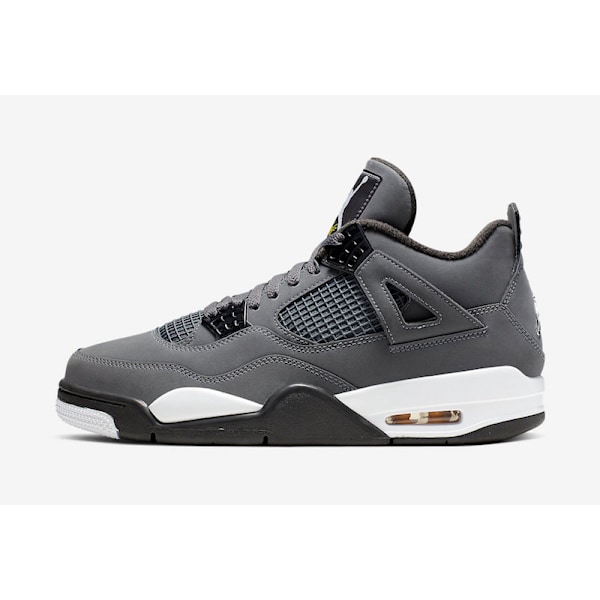 Jordans 4 Retro grå 308497-007 Herr och Dam Original AJ4 Sneakers 43