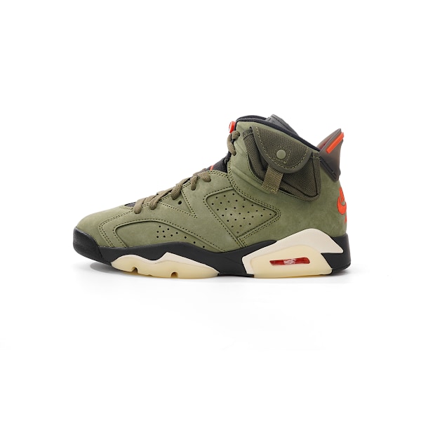 Jordans 6 Retro Olivgrön CN1085-200 för Män och Kvinnor Original AJ6 Sneakers' 36