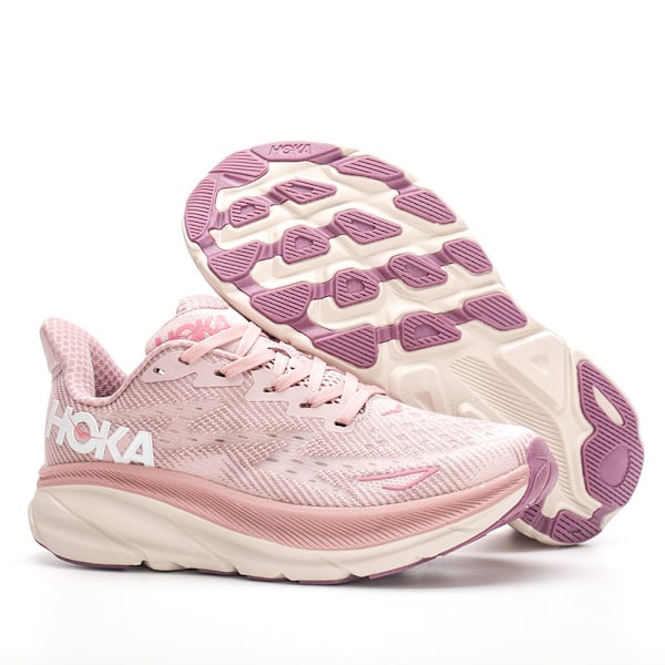 Clifton 9 Textil Dam Herr Skor Löparskor Sneakers rosa rosa 36