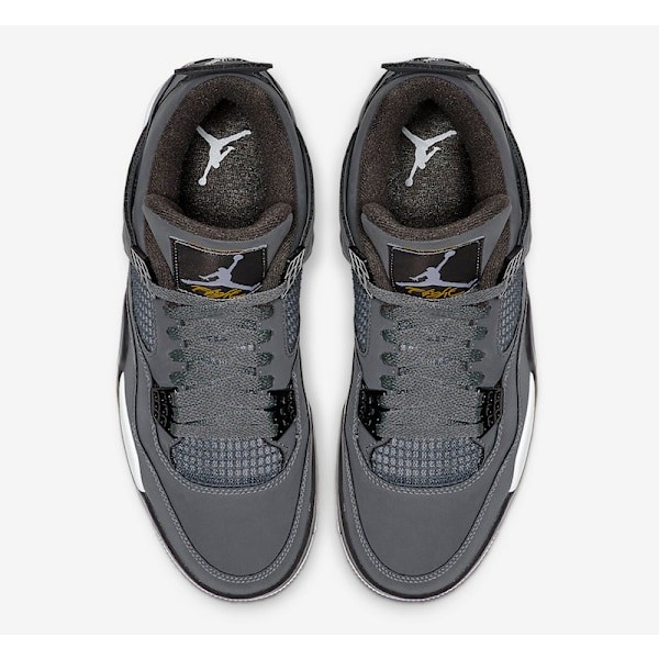 Jordans 4 Retro grå 308497-007 Herr och Dam Original AJ4 Sneakers 43
