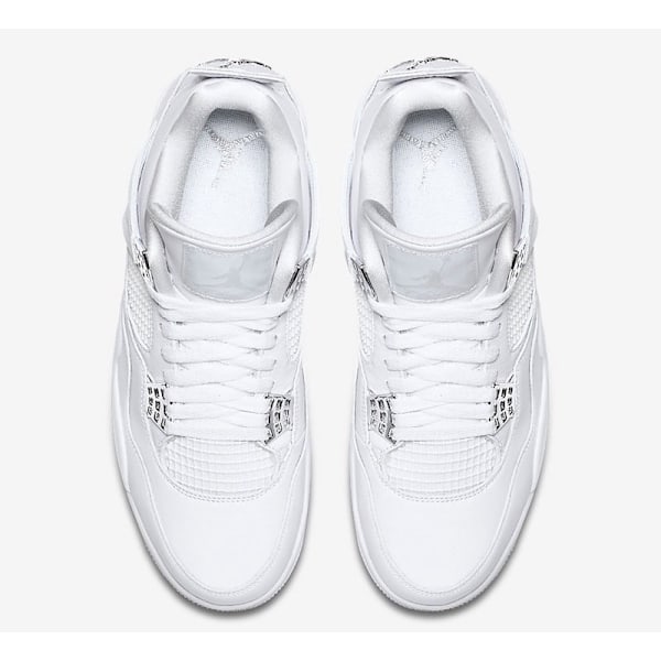 Jordans 4 Retro “Pure Money” 308497-100 Herr och Dam Original AJ4 Sneakers 37.5