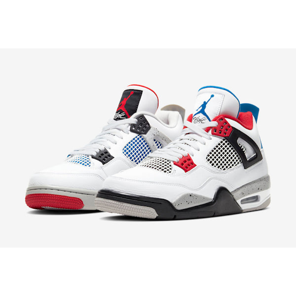 Jordans 4 Retro “What The” CI1184-146 Herr- och Damskor Original AJ4 Sneakers 39