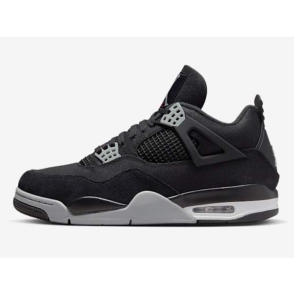 Jordans 4 Retro “Black Canvas” DH7138-006 Herr och Dam Original AJ4 Sneakers 41
