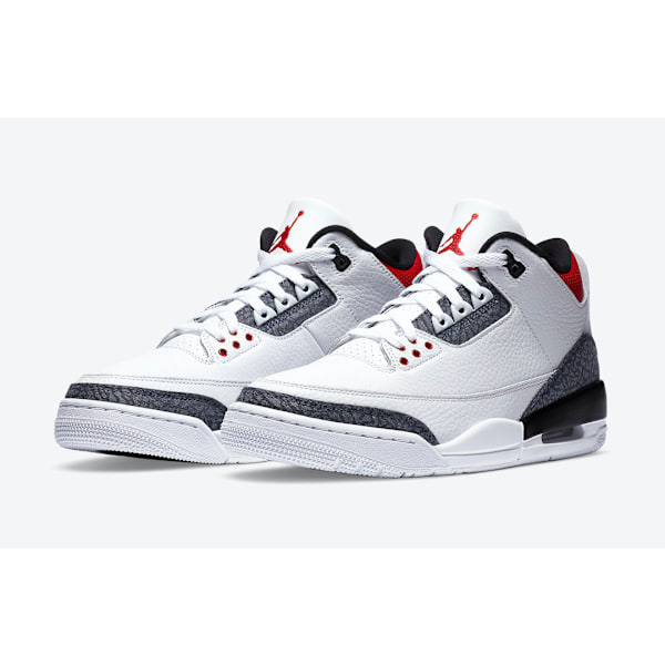 Jordans 3 Retro SE-T \"Fire Red\" CZ6433-100 för män och kvinnor, original AJ3 sneakers 40