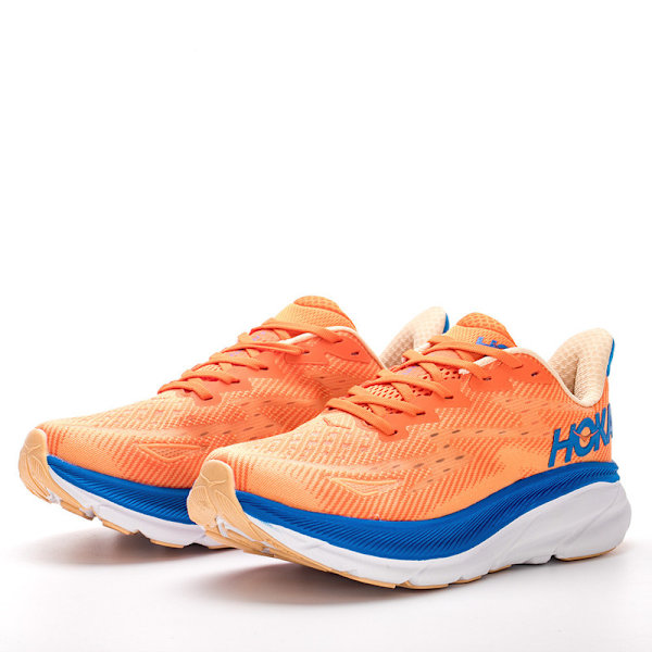Clifton 9 Textil Dam Herr Skor Löparskor Sneakers orange 41