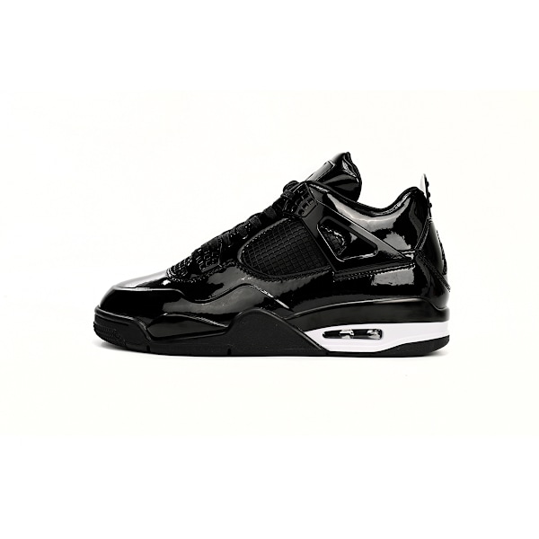 Jordans 4 Retro Powder Patent Leather för Män och Kvinnor Original AJ4 Sneakers 45