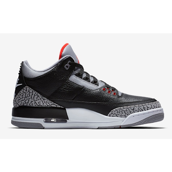 Jordans 3 Retro OG “Black Cement” 854262-001 för män och kvinnor, original AJ3 sneakers 46