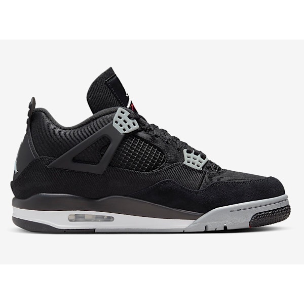 Jordans 4 Retro “Black Canvas” DH7138-006 Herr och Dam Original AJ4 Sneakers 45