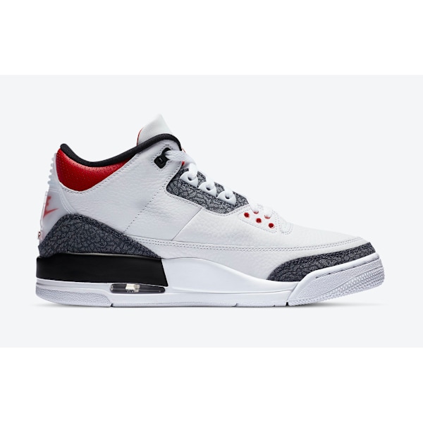 Jordans 3 Retro SE-T \"Fire Red\" CZ6433-100 för män och kvinnor, original AJ3 sneakers 40
