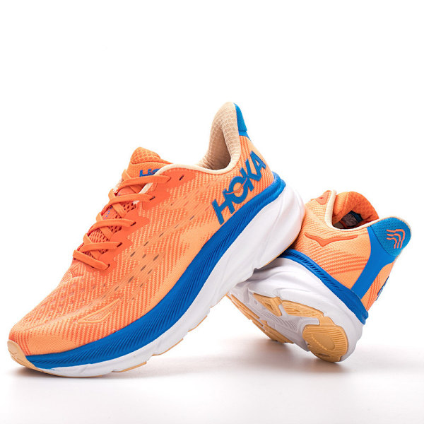 Clifton 9 Textil Dam Herr Skor Löparskor Sneakers orange 41