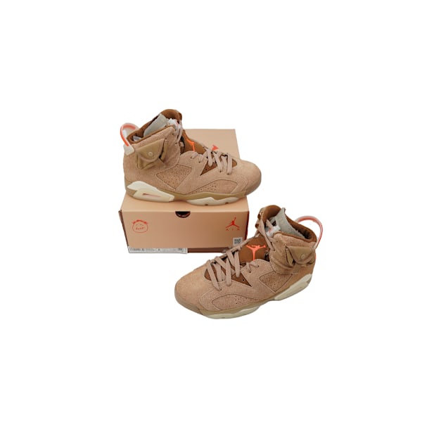 Jordans 6 Retro British Khaki DH0690-200 för Män och Kvinnor Original AJ6 Sneakers 43