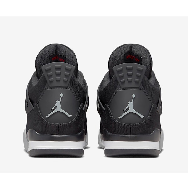 Jordans 4 Retro “Black Canvas” DH7138-006 Herr och Dam Original AJ4 Sneakers 45