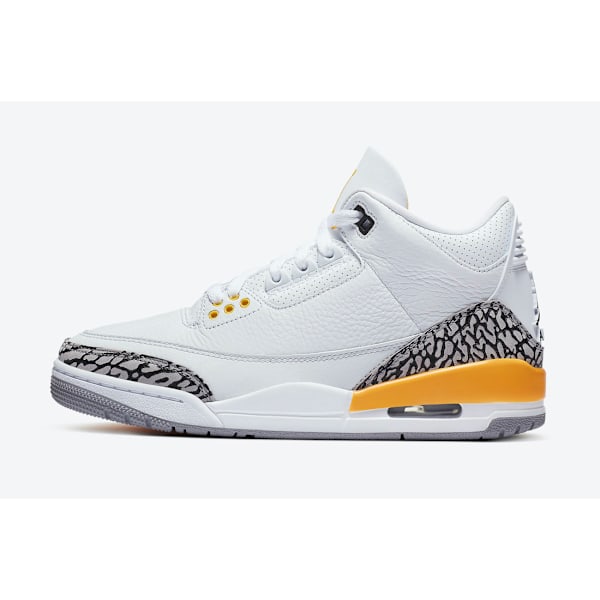Jordans 3 Retro “Laser Orange” CK9246-108 för män och kvinnor, original AJ3 sneakers 37.5